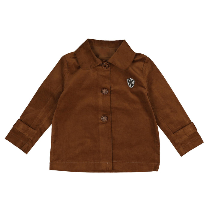 BJ1920 TRENCH JACKET WITH CUFF TABS - BROWN