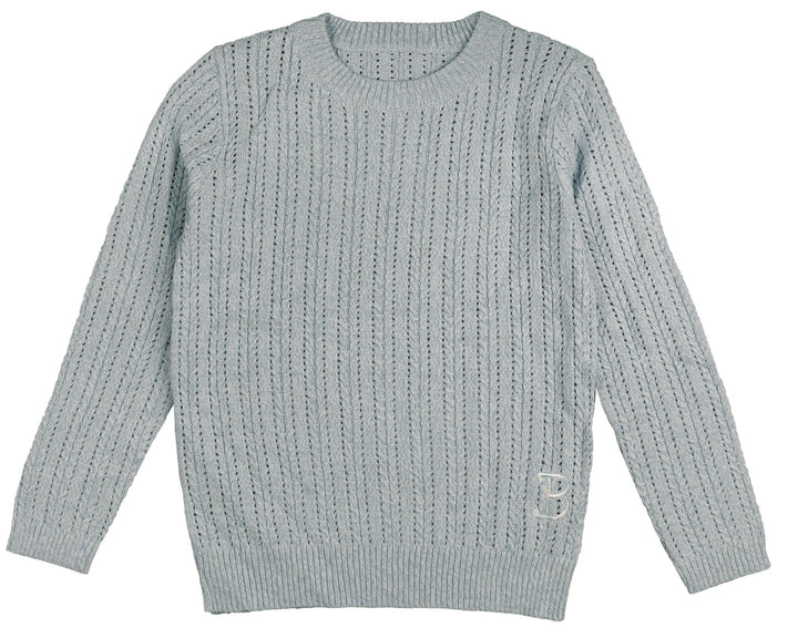 BKN250 MARLED BRAIDED LS-LIGHT BLUE