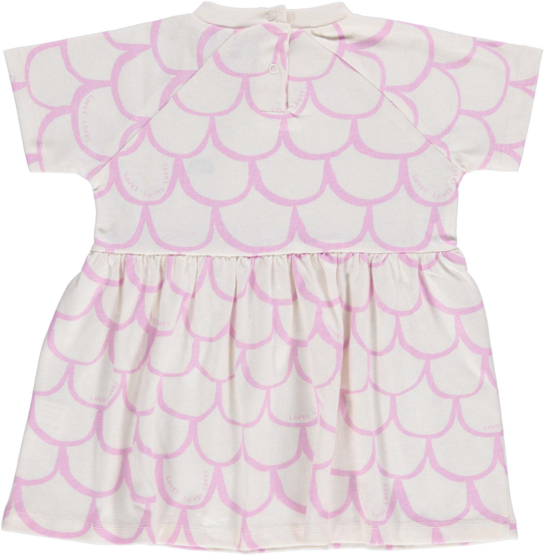 Pink Lavender Scales Ray Dress