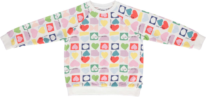 Hearts Raglan Sweater