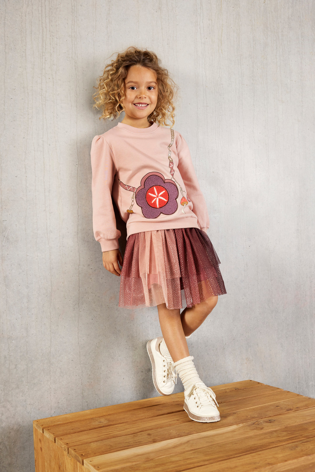 124046-Sweatshirt LS-Misty Rose