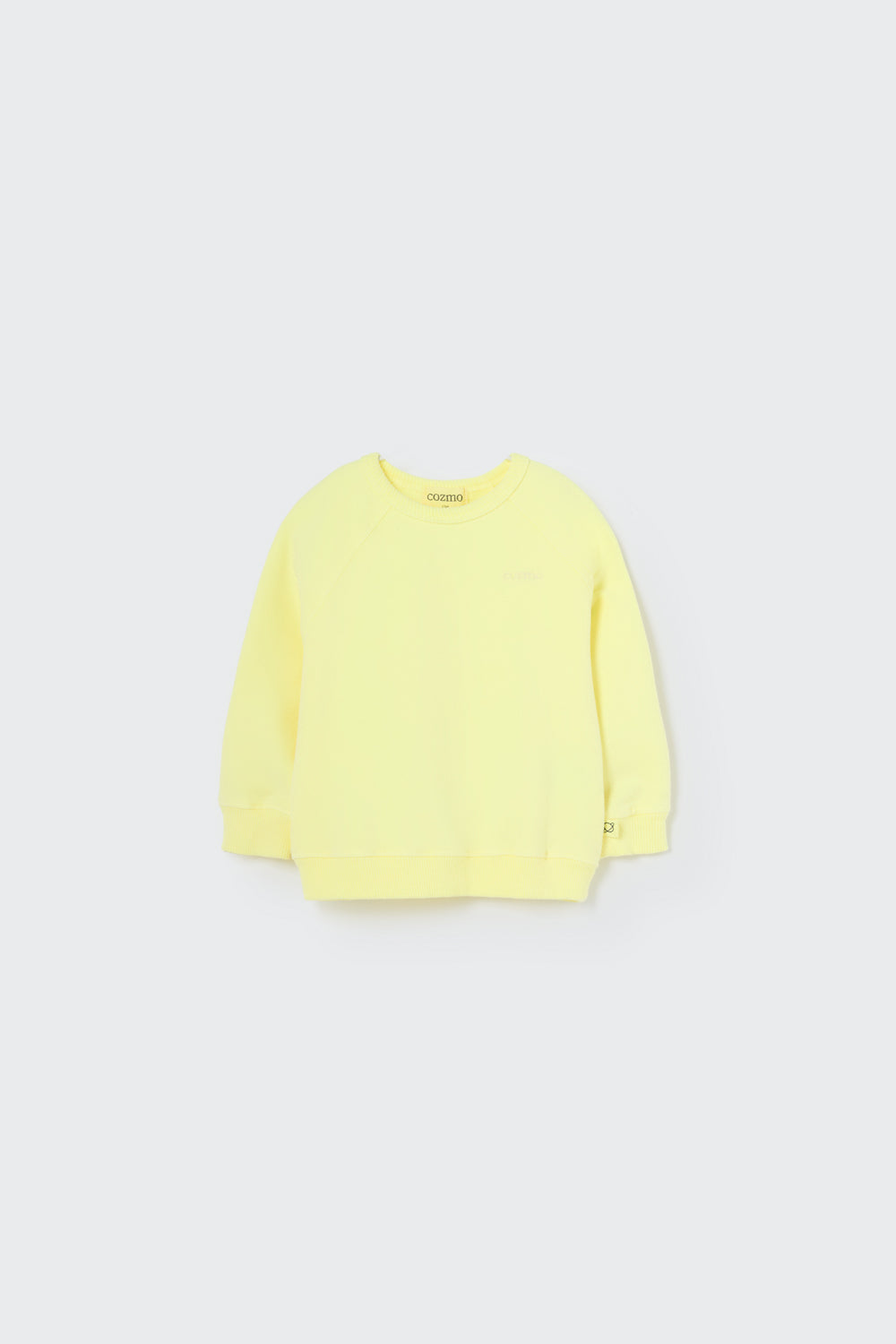 BRUNO234S5-SOFT PLUSH BABY SWEATSHIRT-neon yellow