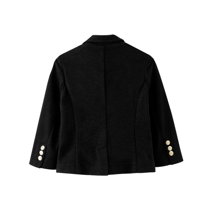 WOOL BLAZER-BLACK