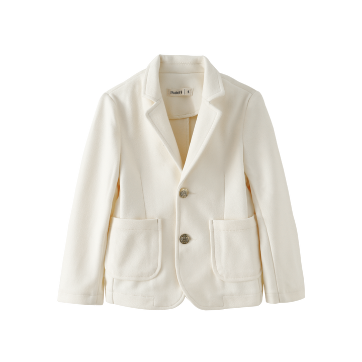 WOOL BLAZER-CREAM