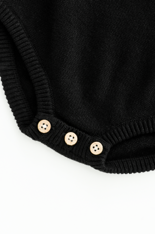 SWEATER ONESIE-BLACK-MBU503