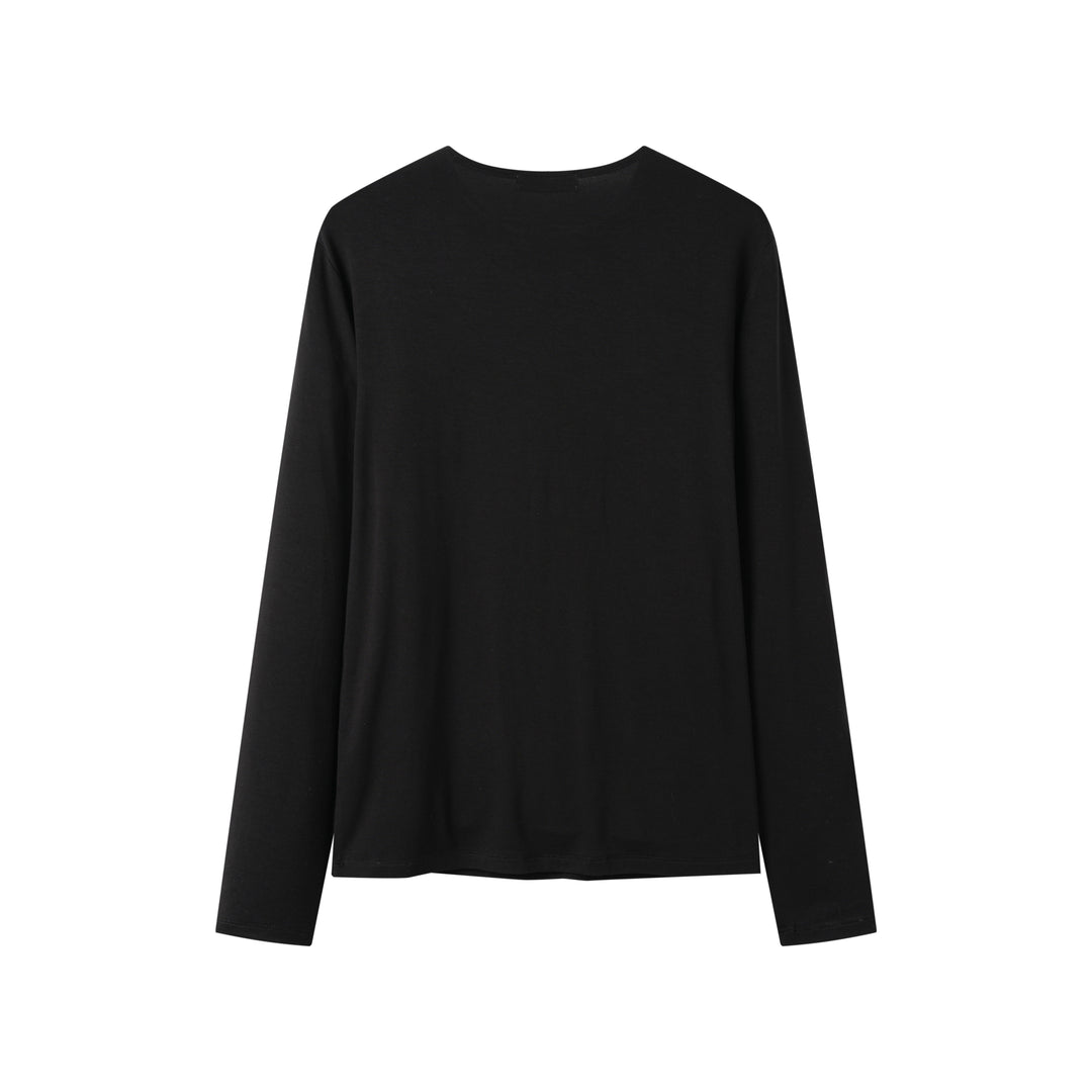 TEENS MODAL LONG SLEEVE T-SHIRT-BLACK