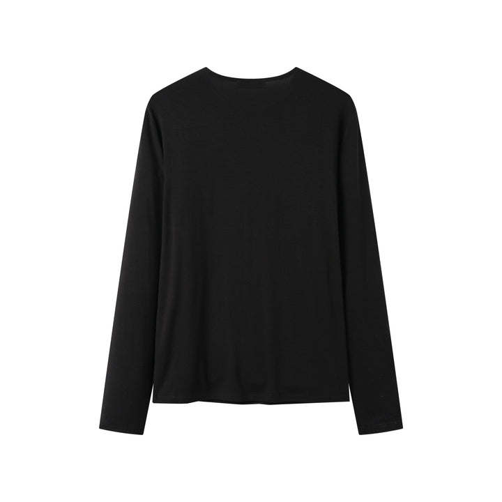 TEENS MODAL LONG SLEEVE T-SHIRT-BLACK