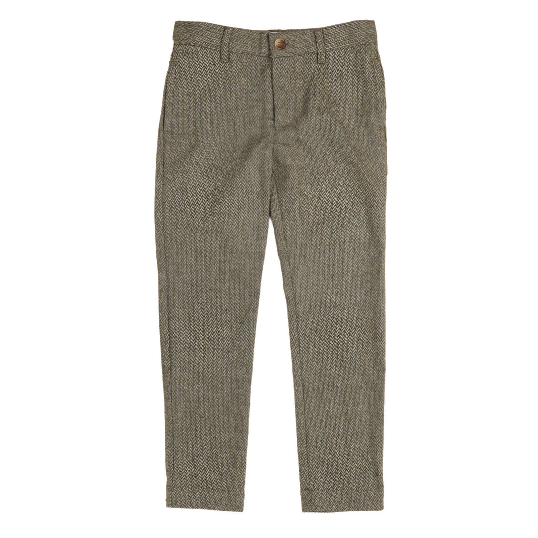 BTR902 TEXTURED PANTS - OLIVE