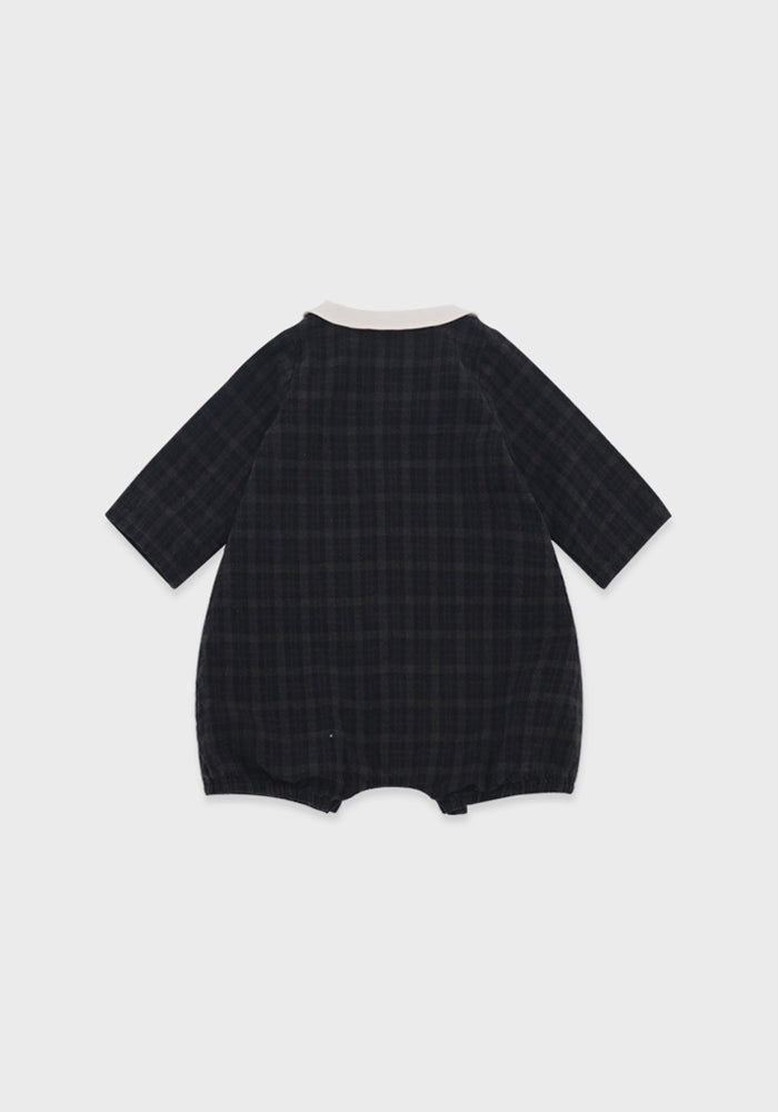 Baby Donovan Romper - Vintage Black