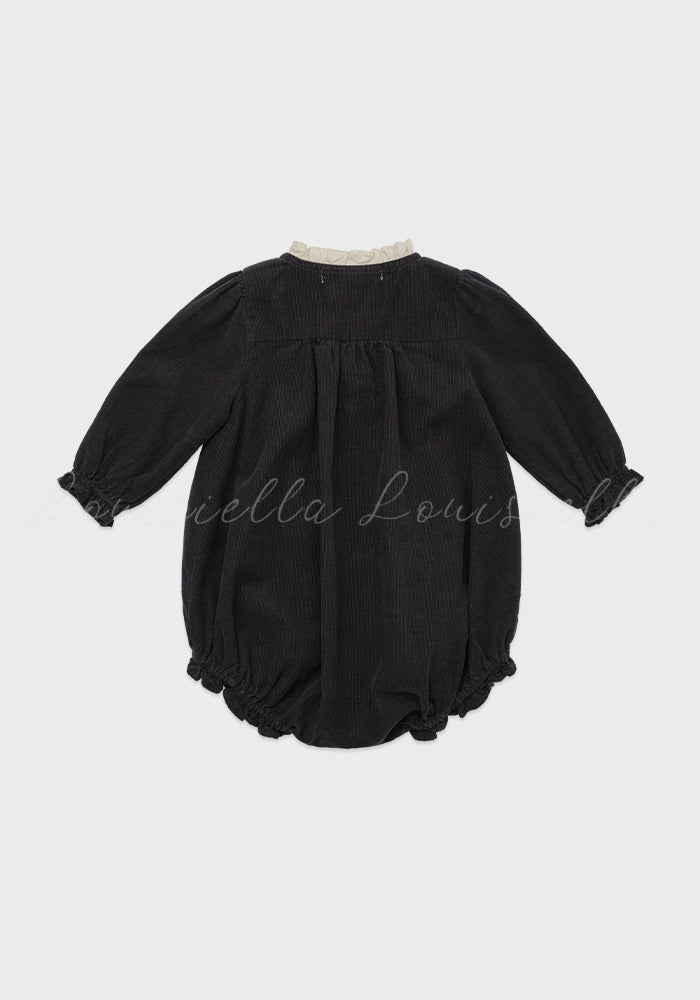 Baby Noir Corduroy Romper