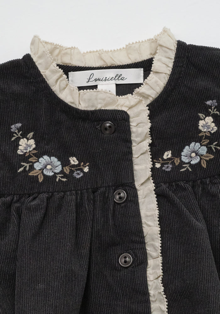Baby Noir Corduroy Romper