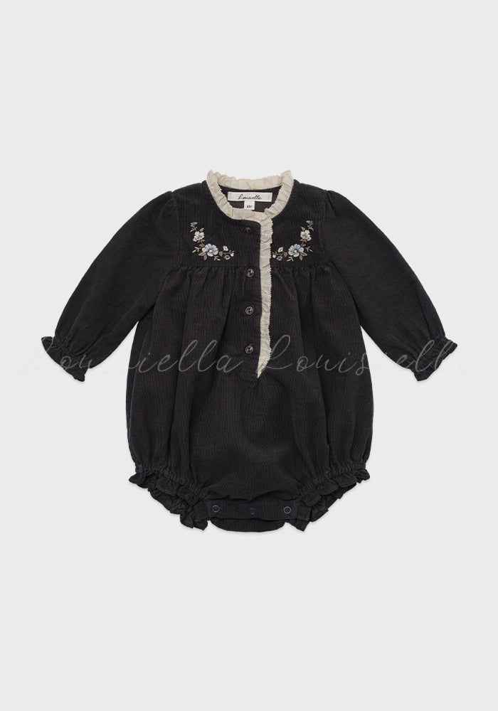 Baby Noir Corduroy Romper