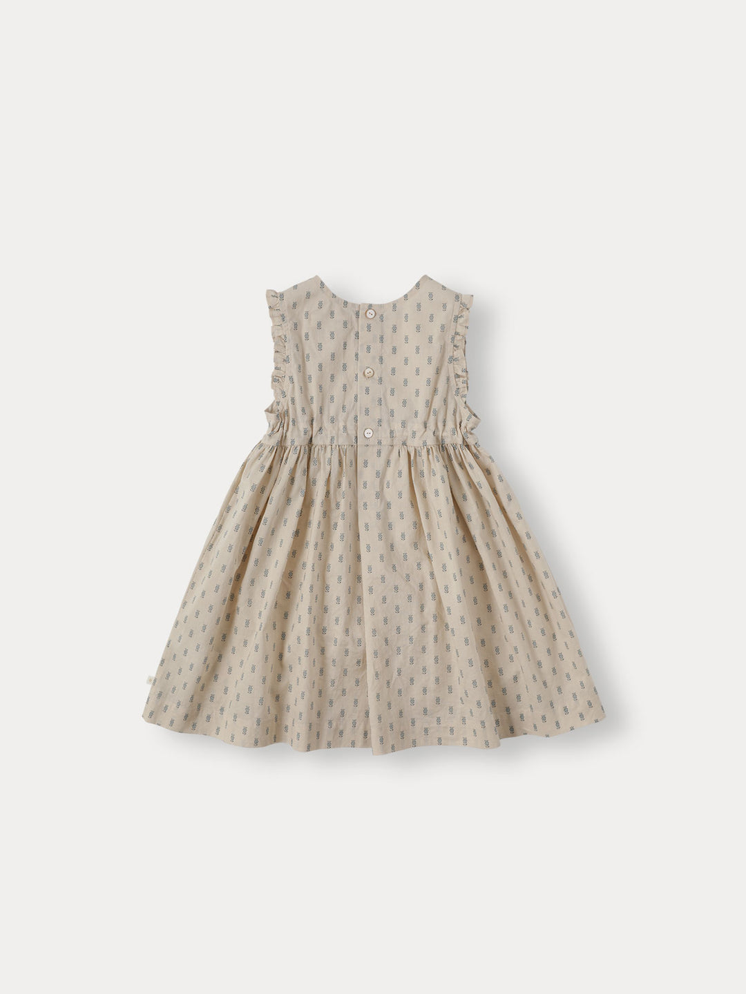 BNG26M1300 MANON FRILL DRESS - BLUE