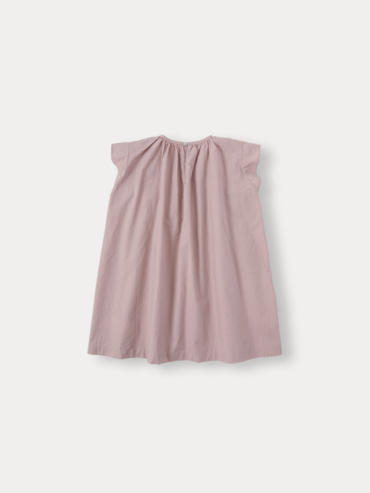 BNG26M1303 ELIN SMOCKING DRESS - INDI PINK