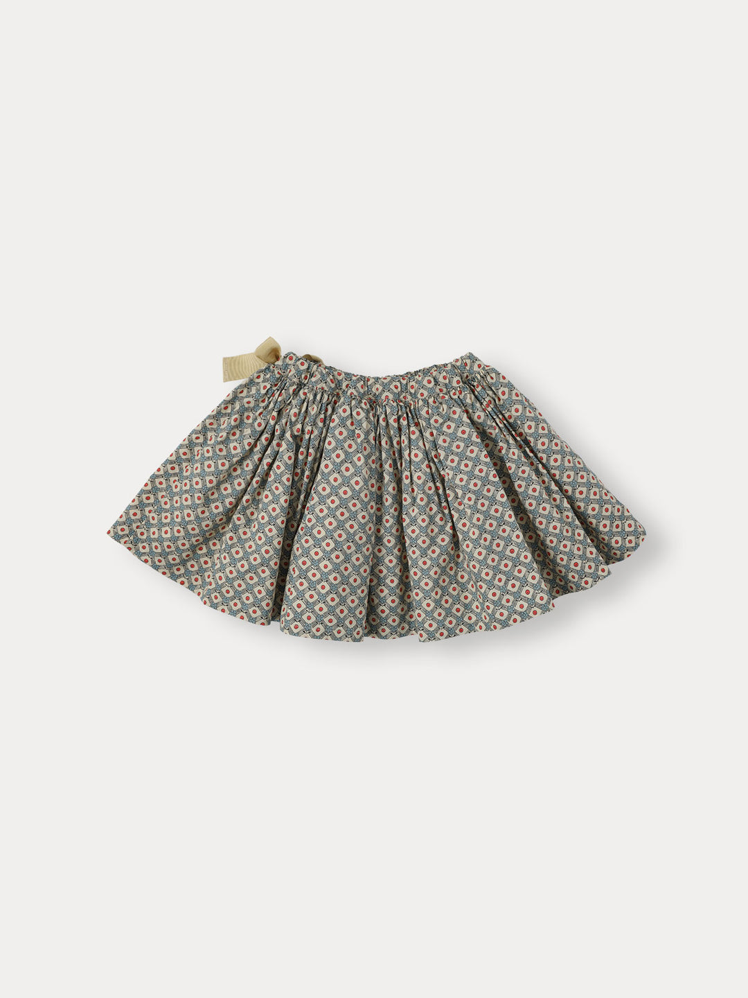 BNG26SIT02 RHOMBUS FULL SKIRT - BEIGE