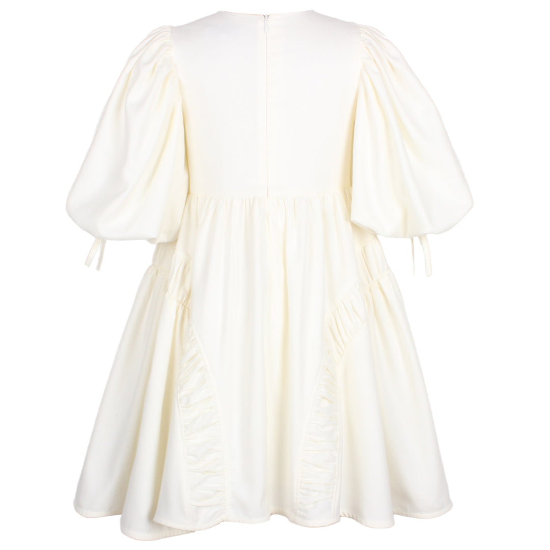 Beautiful Smock-Creme Wool