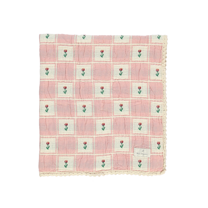 Bella Special Blanket - Mauve Tulip Patchwork