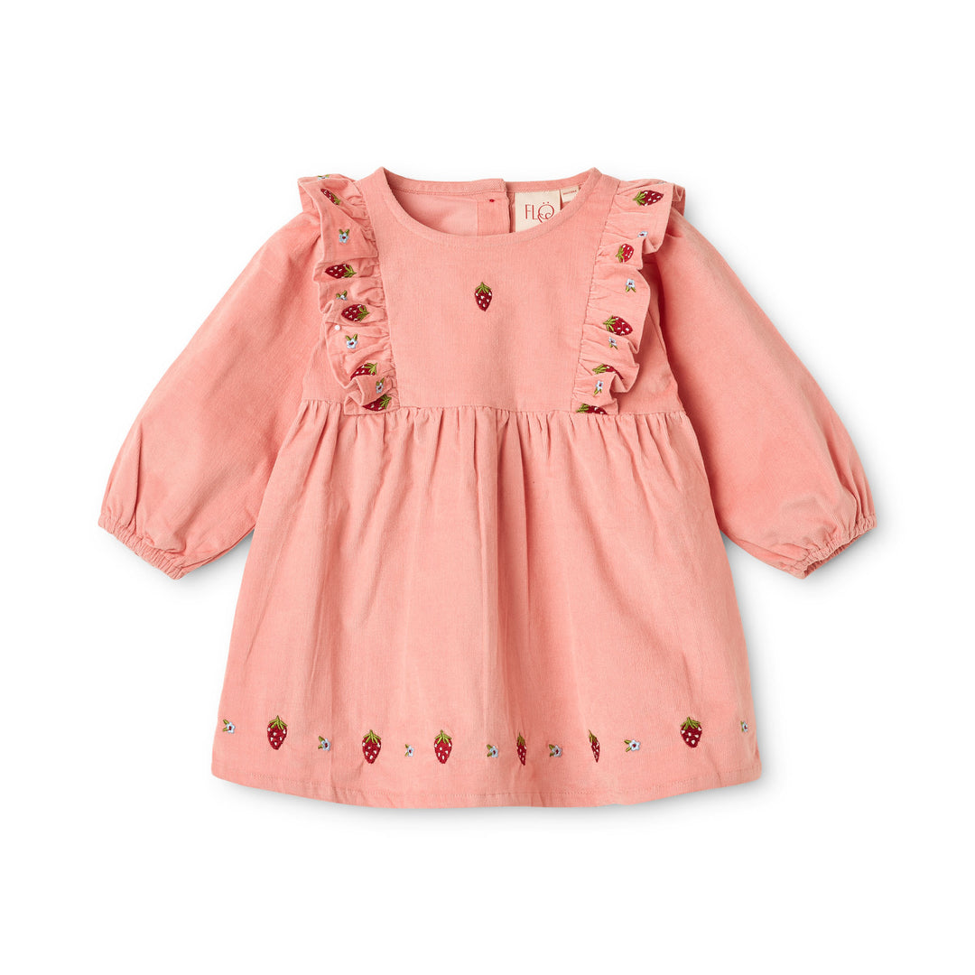 F11047-Belle Dress-Warm Pink