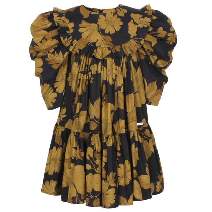 BETSY DRESS -YELLOW FLOWERS