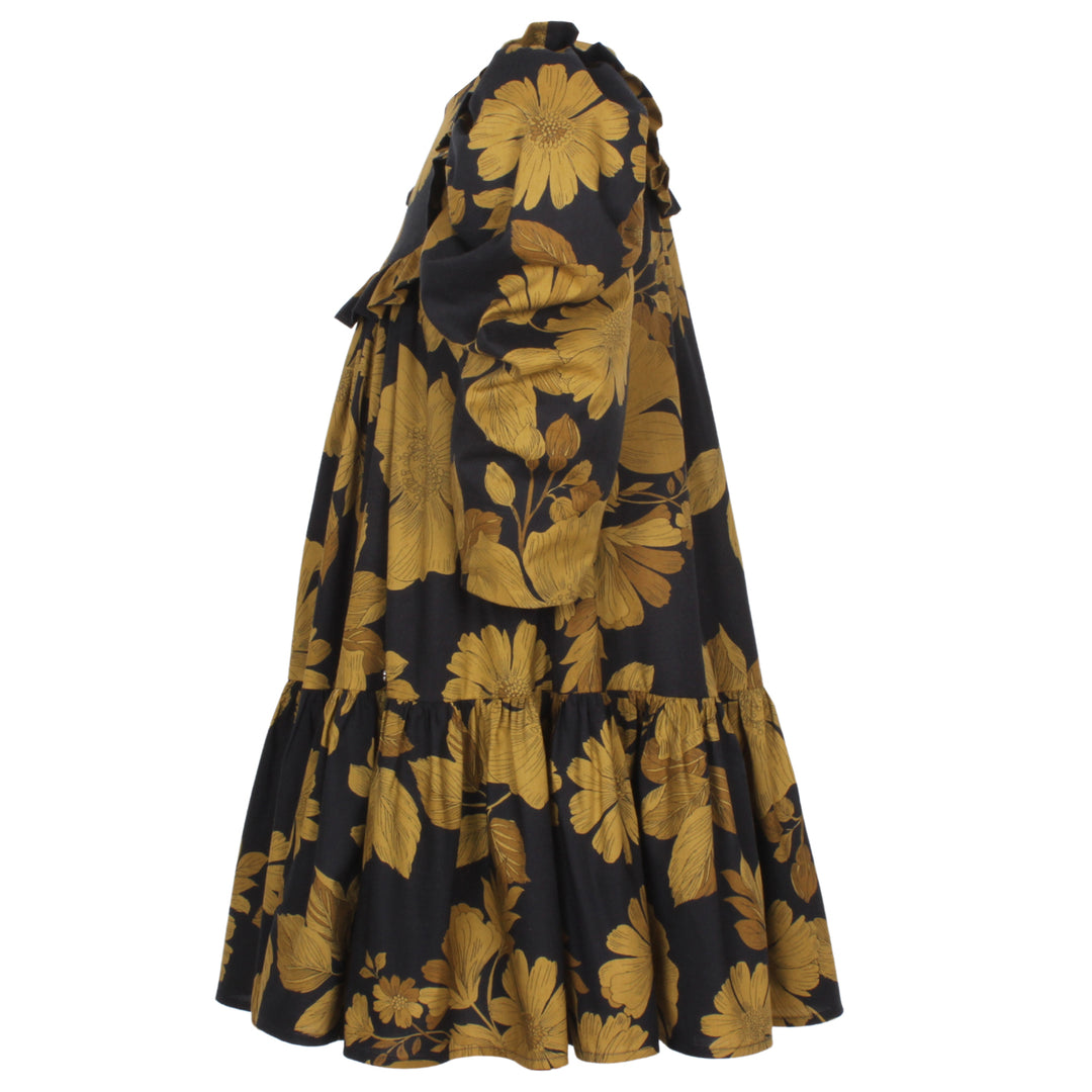 BETSY DRESS -YELLOW FLOWERS