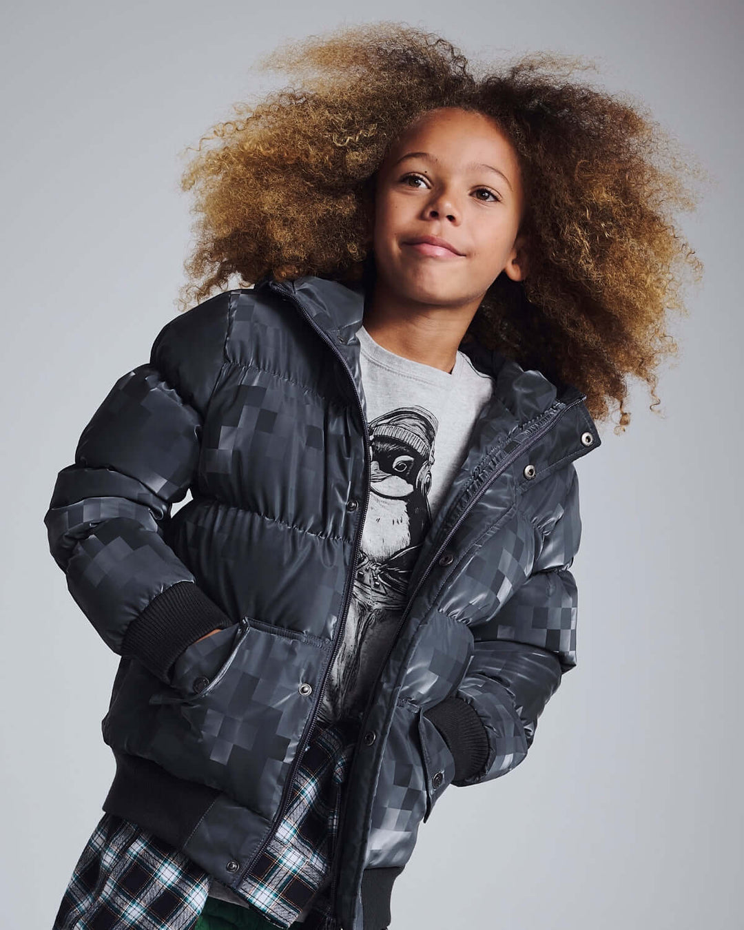 G5PC-Puffy Coat-Digital Grey