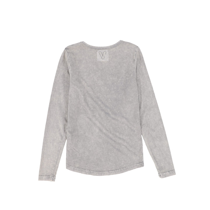 C-18645-Long Sleeve Tee -Grey