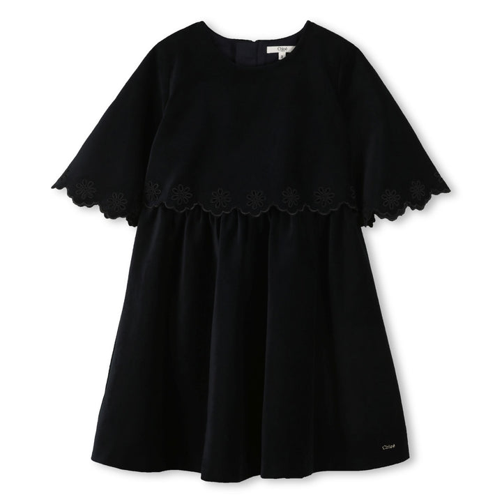 C20608-SHORT SLEEVED DRESS-BLUE
