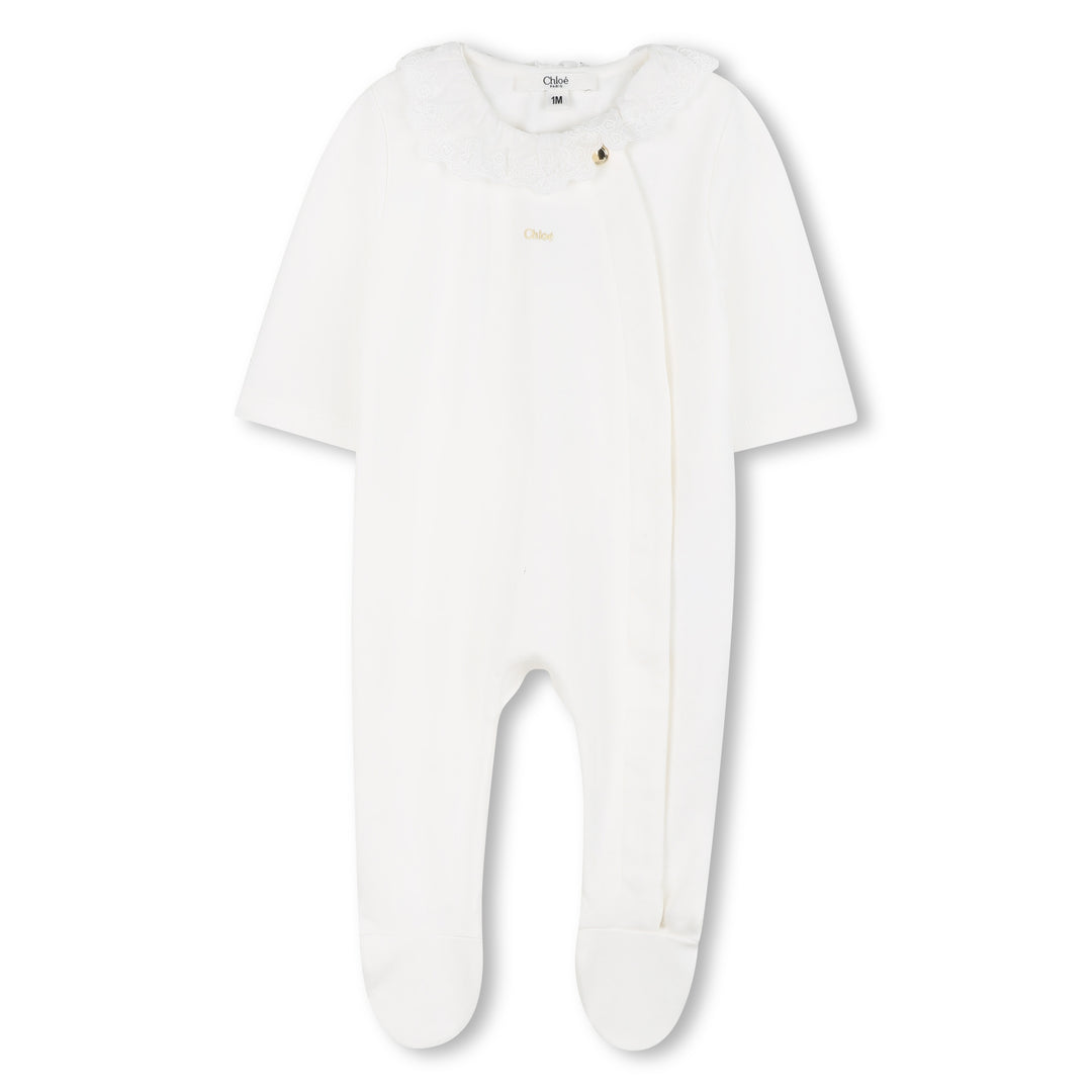 C20773-FOOTIE WITH BIBS-PINK POWDER