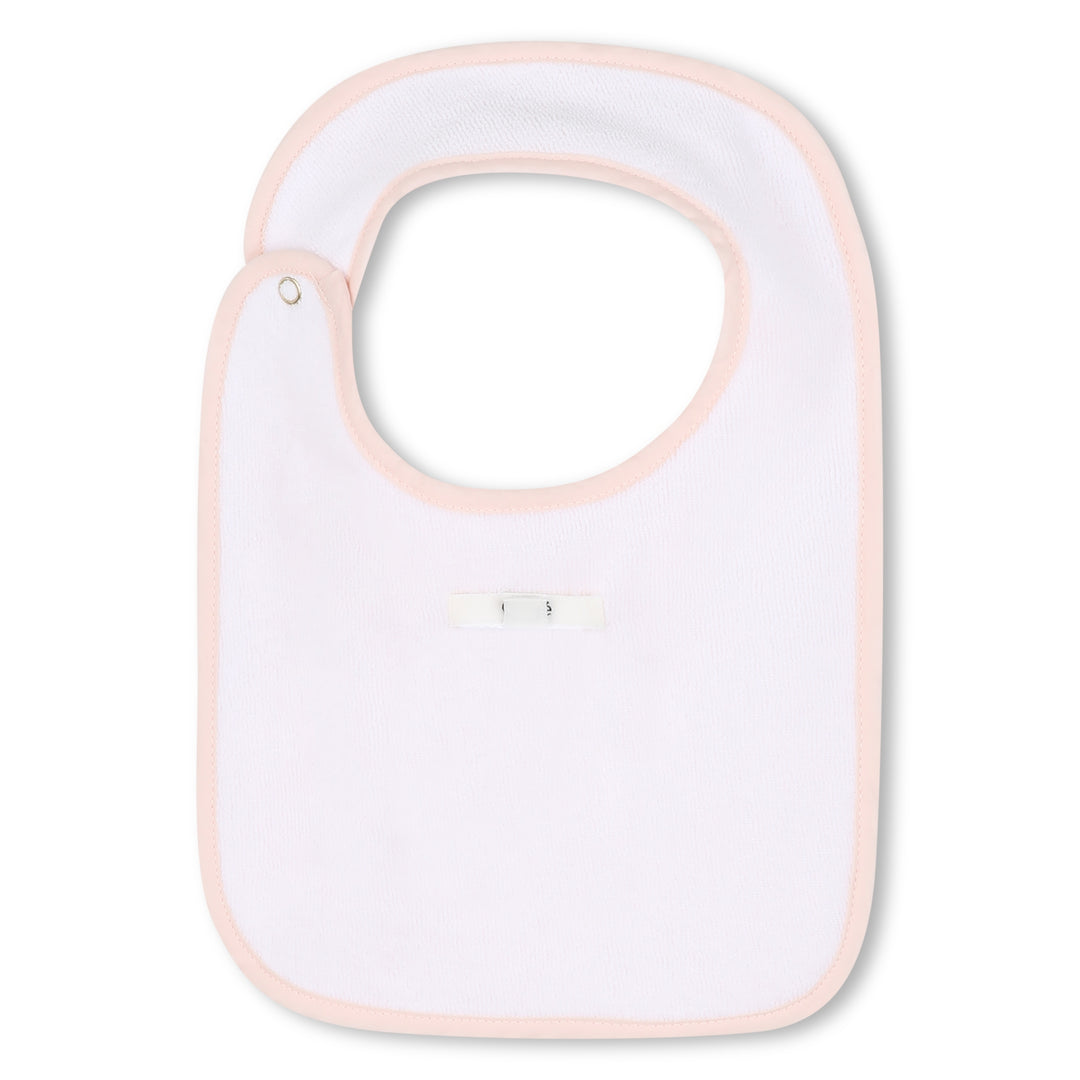 C20773-FOOTIE WITH BIBS-PINK POWDER