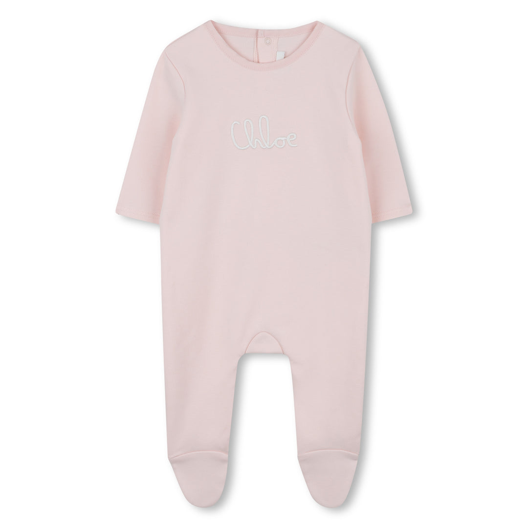 C20777-FOOTIE WITH BLANKET-PINK POWDER