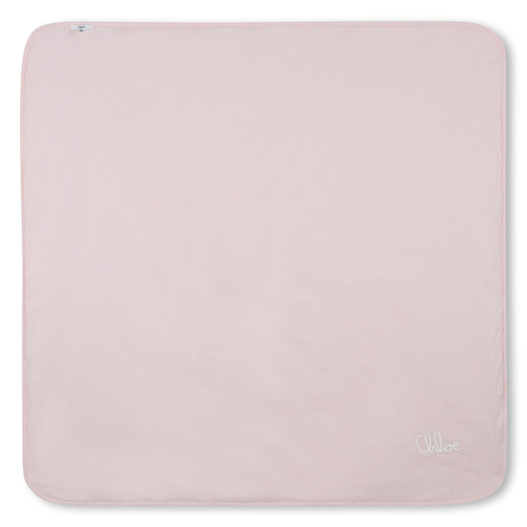 C20777-FOOTIE WITH BLANKET-PINK POWDER