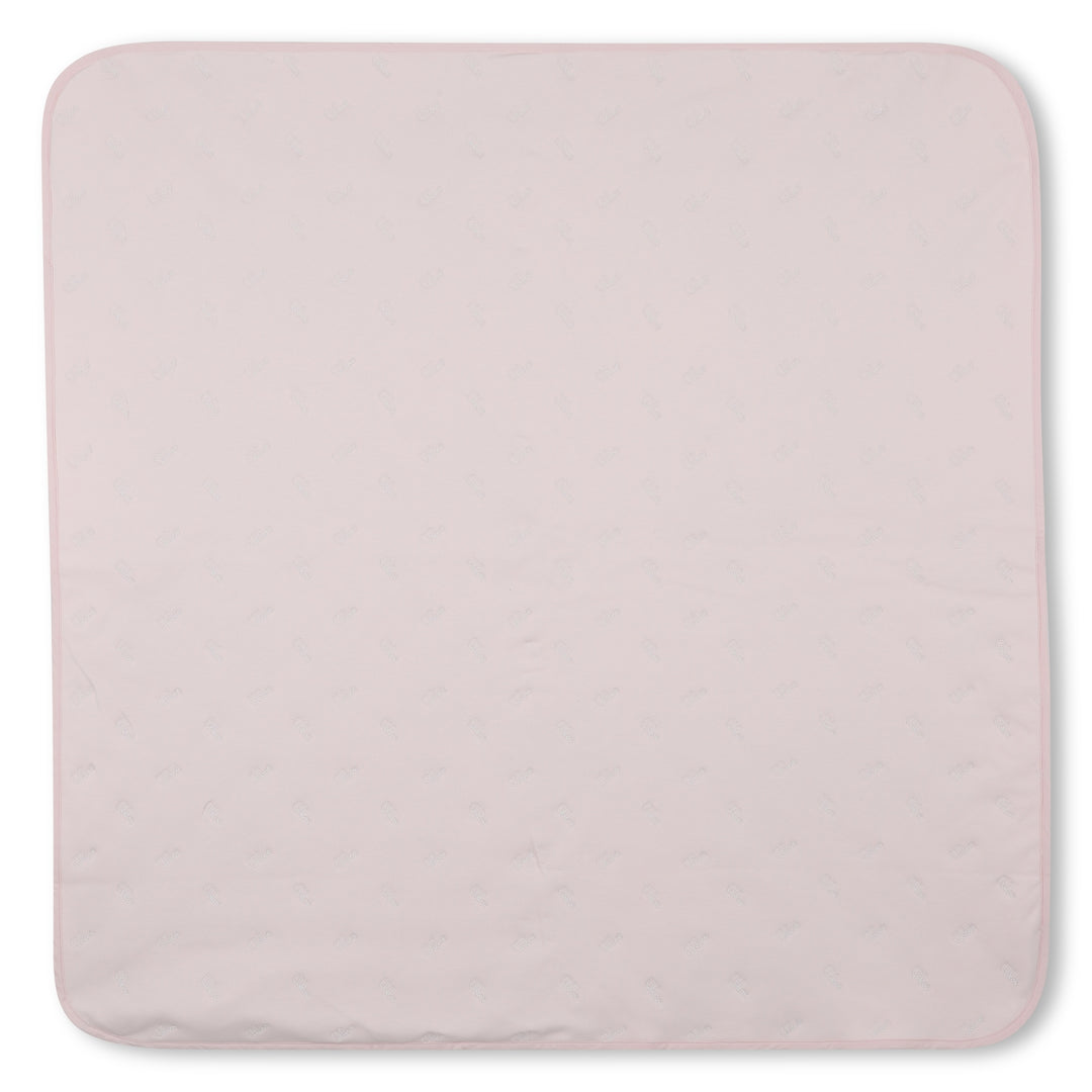 C20777-FOOTIE WITH BLANKET-PINK POWDER