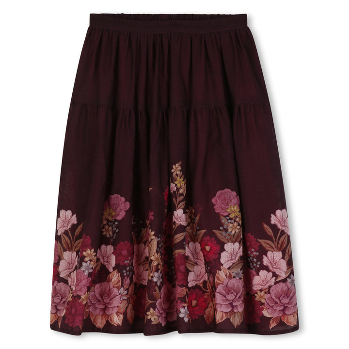C21259 DARK PLUM CEREMONIE SKIRT