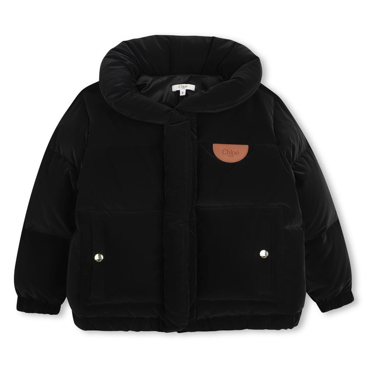 C21283  BLACK PUFFER JACKET