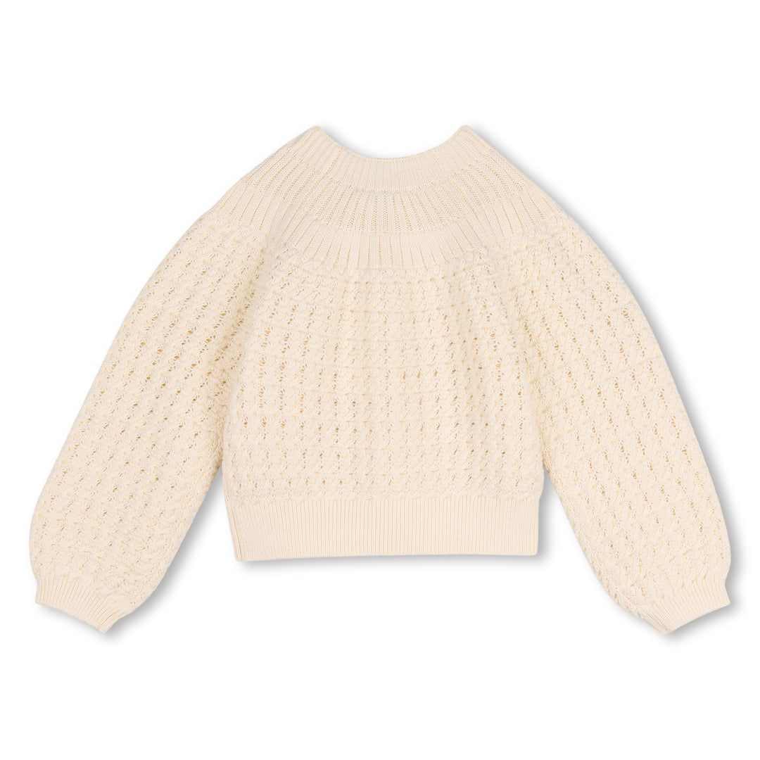 C21297 IVORY KNITTED CARDIGAN