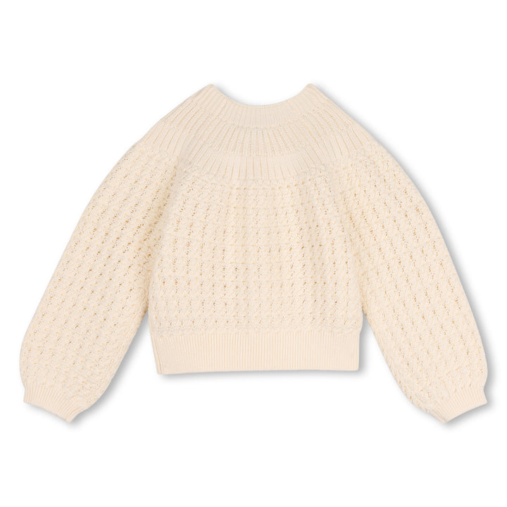 C21297 IVORY KNITTED CARDIGAN