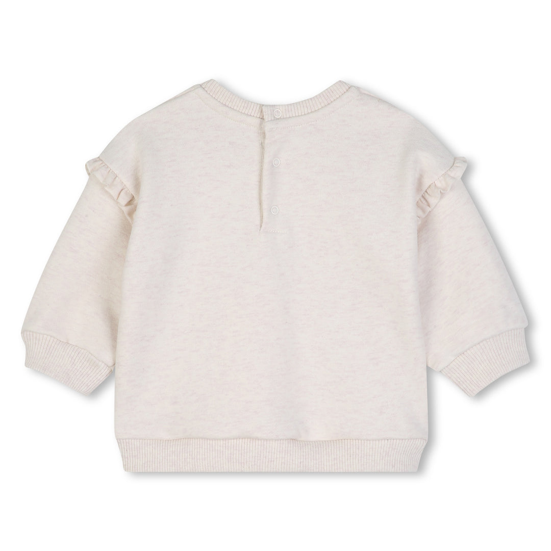 C21359 CHINE ECRU SWEATSHIRT
