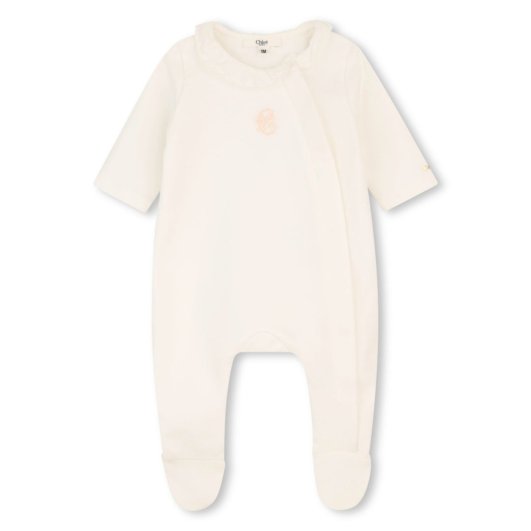 C21367 SALMON FOOTIE BIB HAT