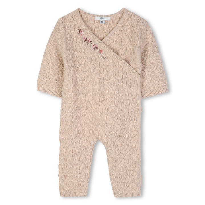 C21374 TOASTED ALMOND KNITTED SET