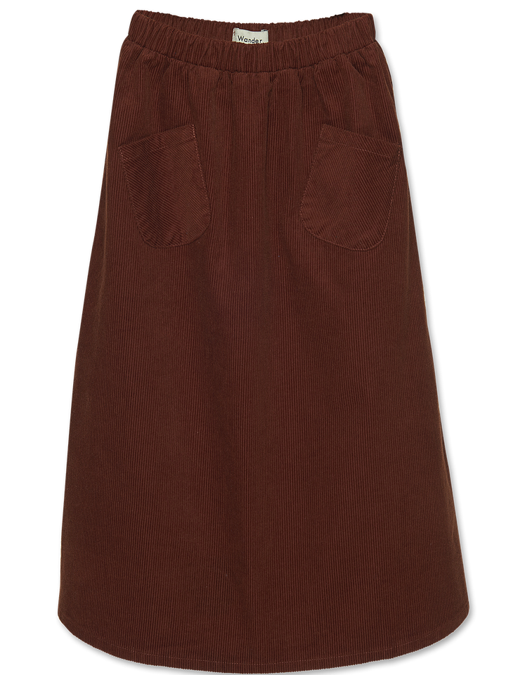 A-LINE SKIRT-Copper Cord