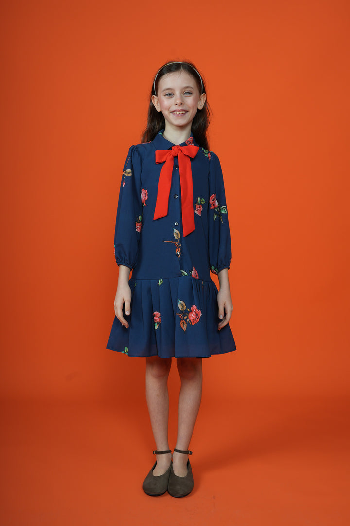 36109 DRESS-CRP PRNT NO4