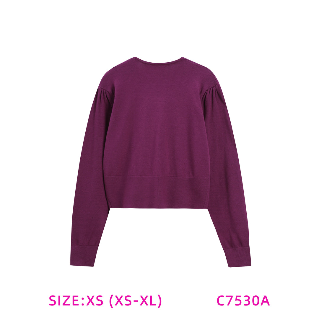 C7530A-BUTTON DOWN CARDIGAN