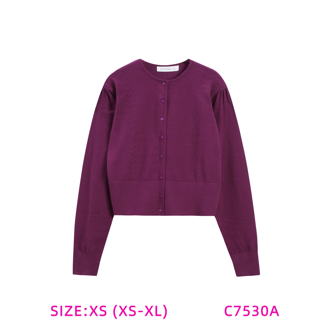 C7530A-BUTTON DOWN CARDIGAN