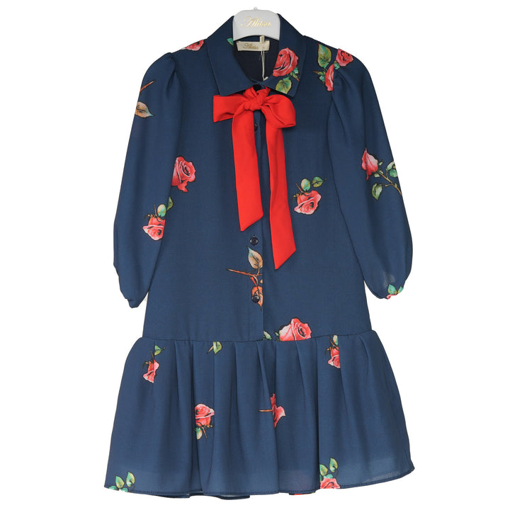36109 DRESS-CRP PRNT NO4
