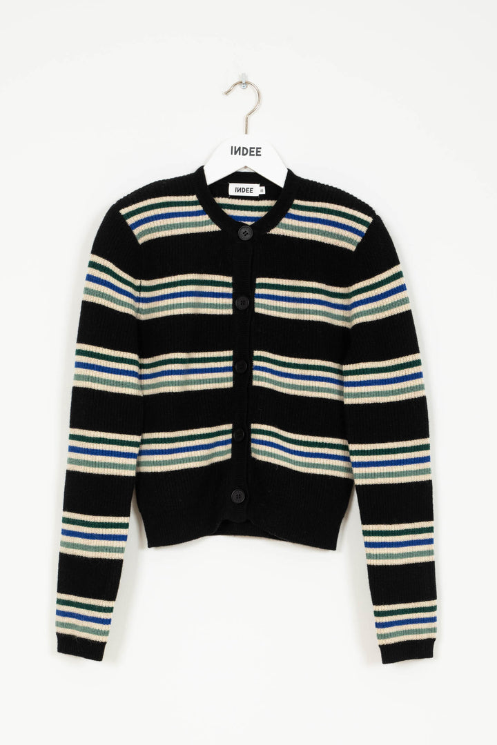 CARDIGAN TANGER-BLACK