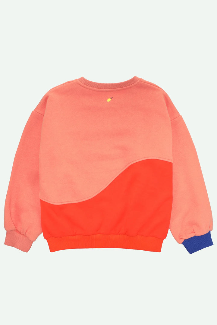 1827 122 Sweater - Coral Pink/Red Hat