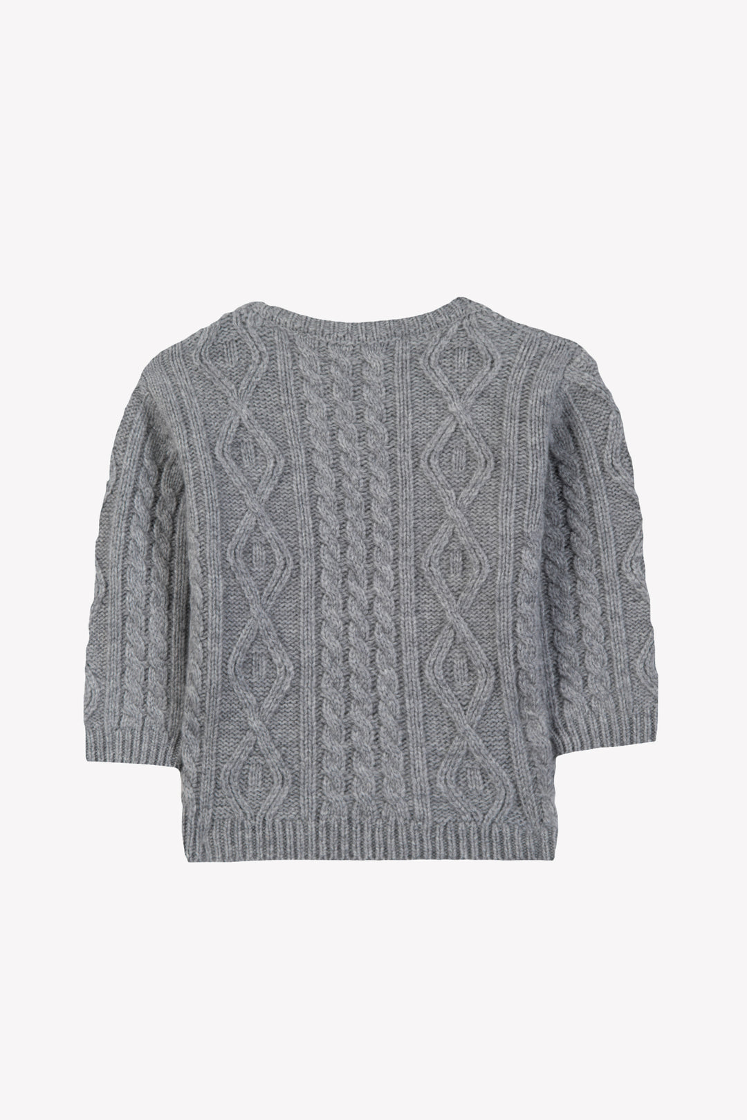 PULL9BIS - GRIS MOYEN CHINE