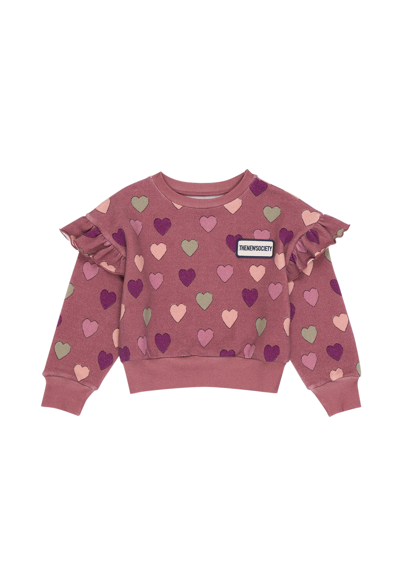 CHRISTY SWEATER-Hearts Print
