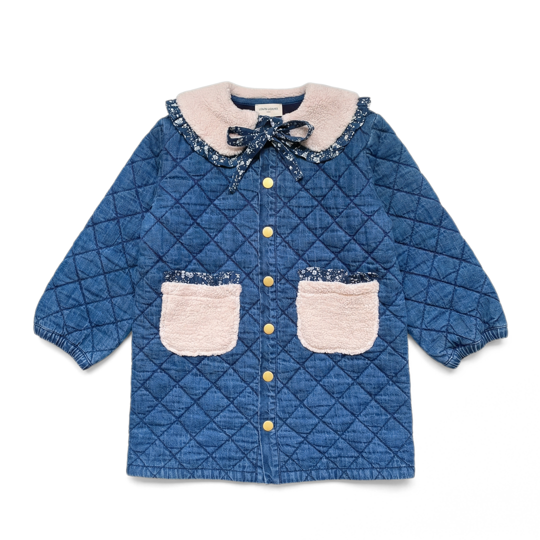 W267001 COAT CARDO LIGHT DENIM - BLUE