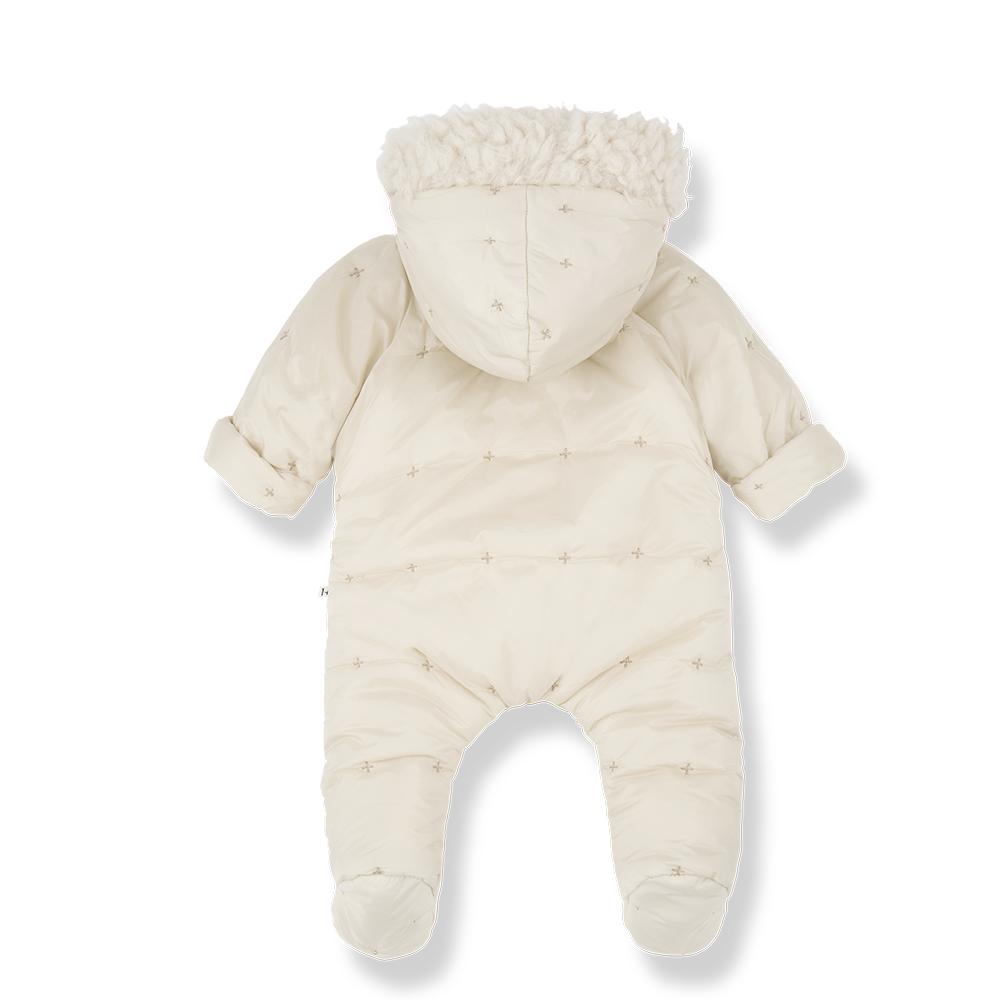 COHEN-padded suit-ecru